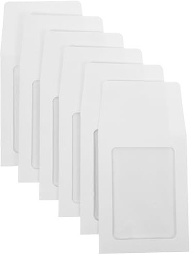 GETAJGHSD 20stücke Kartenhüllen Transparente Umschläge Für Fotos Sammelkarten Leicht Und Tragbar Zum Schutz Zur Präsentation Designs Für Individuelle Gestaltung