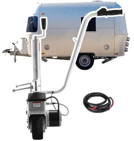 UKDUANWEI Remorque électrique Dolly, capacité 5000Lbs, 12V/350W motorisée, pour remorques, Bateaux