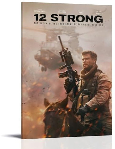 URAUIH 12 poster cinematografici per camera da letto e soggiorno, stile Art Deco, 20 x 30 cm, stile cornice