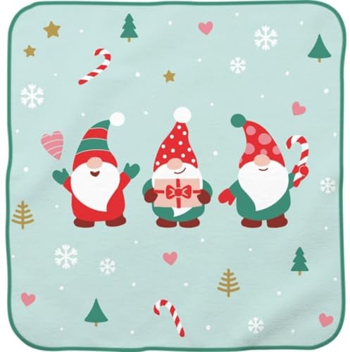 Sheepworld Zauberhandtuch Motiv Wichtel | kleines Handtuch, Gästehandtuch, in Form gepresst, 30 cmx 30 cm, Baumwolle | Geschenk zu Weihnachten, Silvester, Adventskalender | 51250