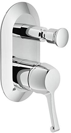 Nobili Rubinetterie CP100KECR Miscelatore Incasso 2 Vie Vasca Doccia, Cromo