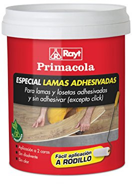Rayt 1950-09 Primacola C-50 especial lamas. Adhesivo de aplicación a dos caras especial para lamas y losetas en suelos y paredes de interior. SIN disolventes. 1kg.