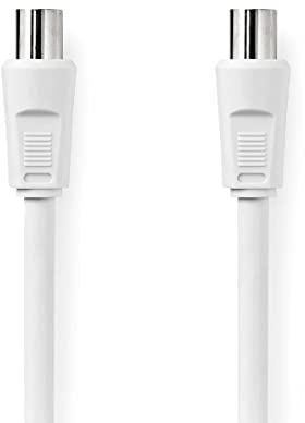 Nedis CSGP40000WT100 Koax-Kabel 90 dB | IEC (Koax)-Stecker - IEC (Koax)-Buchse | 10 m | Weiß