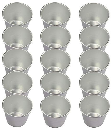FORTSPANG 15 Moules à Cupcakes et Muffins aux œufs Réutilisables Tasses à Gâteaux Tarte Oeuf pan Antiadhésif, Démoulage Facile, Moule à Cupcakes Parfaits Pour Faire des Friandises Sucrées et Salées