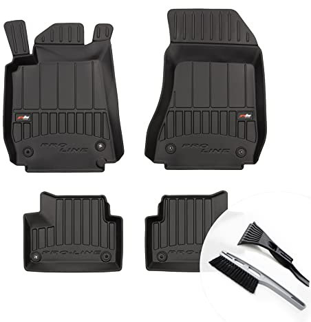 moto-MOLTICO 3D Gummimatten Auto, 4-teiliges Set, Allwetter Gummi Fußmatten, Antirutsch & Wasserfest Autoteppiche - passend für Alfa Romeo 159 2005-2011