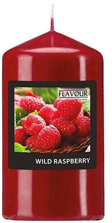 GALA Flavour by Duft-Stumpenkerze Ø 58 mm, 110 mm weinrot - Wild Raspberry 96905 Duftkerze Deko-Kerze, 6 Stück