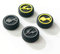 Pokemon Pikachu & Thunderbolts Black and Yellow Thumb Grips 4 Pack For Nintendo Switch Joy-Con and Switch Lite - Rubber Silicone Protective Covers