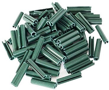 TERRE JARDIN - Clips de Fixation pour Brise Vue, Vert, Lot de 50 - Clips de Fixation Occultant - - Vert