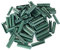 TERRE JARDIN - Clips de Fixation pour Brise Vue, Vert, Lot de 50 - Clips de Fixation Occultant - - Vert