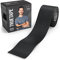 TRUETAPE® Kinesiotape – BASIC Uncut – 1x Rolle (5 m x 5 cm) ungeschnitten – Wasserfestes & Elastisches Kinesiologie Tape – Physiotape mit starker Klebekraft für Alltag & Sport – Schwarz