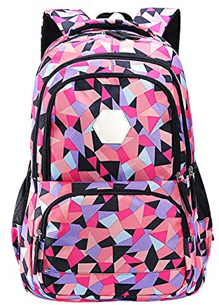 Laptop Rucksack Schultasche Große Schultasche Junge Schultaschen Süße Schultaschen Unisex Canvas Rucksack High School Rucksack Schultaschen Damen Wasserdichte Schultasche Jungen 0785L Schwarz L