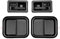 Türgriff-Set, kompatibel mit Jeep Wrangler YJ 1997–2006 TJ, außen und innen, linke Fahrer- und rechte Beifahrerseite | Ersatz # 79540 79541 55176383AE 55176382AE 55176477AC 551766477AC 476AC