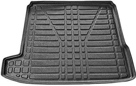 apline Tronco Alfombra De Carga para Opel Astra (J) Sedán 2012-2018 Bandeja Maletero Trasero Negro