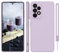 ORDA für Samsung Galaxy A52/A52s 5G Hülle Silikon Case, Hanyhülle für Samsung A52s 5G Case Dünn mit Microfiber, Kameraschutz und Bildschirmschutz, Hülle für Samsung Galaxy A52 5G/4G Lila