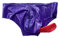 Sexy Herren-Latex-Slips, Fetisch-Gummiunterwäsche mit Reißverschluss vorne und Anus-Penis-Kondom