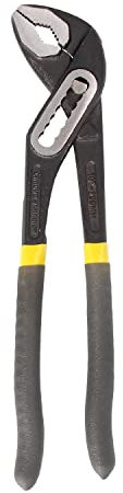 WOLFPACK LINEA PROFESIONAL Tenazas Apertura Múltiple Negra 250 mm. Mangos Plastificados DIN 8976. Pico De Loro, Alicates Extensibles, Tenazas Fontanero