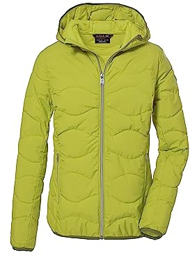 G.I.G.A. DX Damen Steppjacke mit Kapuze/Funktionsjacke ist wasserabweisend GW 21 WMN QLTD JCKT, dunkellime, 40, 39845-000