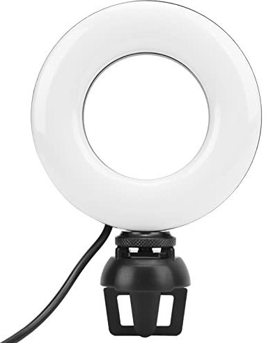 Video Conference Lighting Kit, 4in Ring Light for Monitor Clip On,for Remote Working, Distance Learning,Zoom Call Lighting, Self Broadcasting and Live Streaming, Computer Laptop Video Conferencing