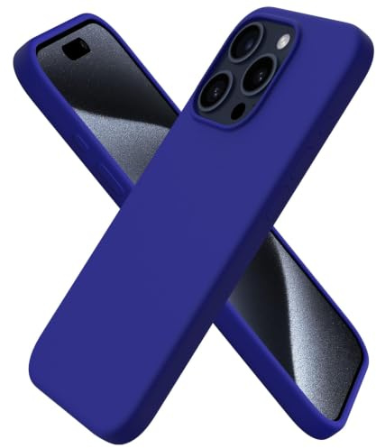 ORNARTO Compatible with iPhone 15 Pro Case 6.1,Liquid Silicone Slim Cover | Shockproof Protection,Comfortable Grip,Precise Cutouts,Responsive Buttons,Smooth Finish,Camera Protection