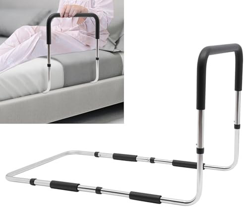 Dekltus Cama de elevación, barandilla de cama para personas mayores y adultos, ayuda para levantarse de la cama para personas mayores, protección contra caídas ajustable en altura para personas