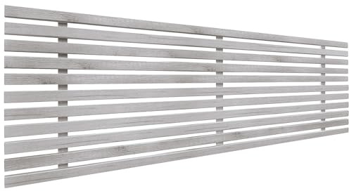 DHOME Recycled Holz Kopfteil MDF Japanischer Stil Paletten Bed Paletten Beschläge inklusive (160cm, Arktis)