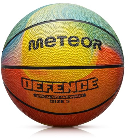 meteor Kinder Basketball Größe #4#5#7 ideal auf die Jugend Kinderhände von 4-8 Jährigen abgestimmt idealer Basketball für Ausbildung weicher Mini Basketball