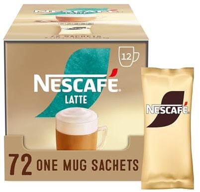 NESCAFÉ Latte Instant Coffee Sachets - 72 x 18g