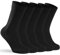 Wamicu 5 Paires Chaussettes Homme 43-46, Thin Mi-mollet Chaussettes en Coton Peigné de Sport Super Douces Respirantes pour Travail Affaires Loisirs