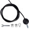 4 Meter Fitness Pulley Cable, Wire Rope Pulley Kit, Home Gym Replacement Cables, Heavy Duty, Wear Resistant, Great for Lifting, Hauling, Fitness, Camping(Pulley Not Included)