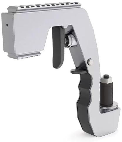 SIUSYACI Champagne Gun Shooter, Beer Shotgun Spray Tool, Shot Gun for Drinking, Alcohol Squirt Adjustable Dispenser for Birthday Wedding Party Portable Lightweight Easy-to-Use (Silver)