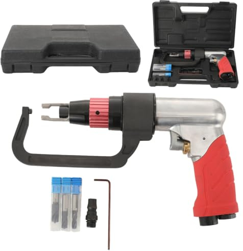 Broca de soldadura de punto de aire 1/4 de aire comprimido, fresadora de punto de soldadura, herramienta neumática para coche, portabrocas M8, 1600 rpm, ralentí, reparación de accidentes