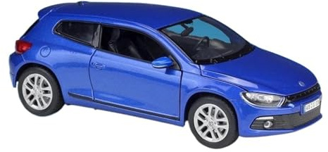 LXGLYLOU Metall Skala Replik 1 24 Für VW Scirocco Diecast Alloy Automodell Statische Figur Miniatur Hobbys Fahrzeuge Spiele Set