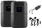 Amplificateur de Voix Haut-Parleur USB Multifonction Flexible, Microphone Cravate sans Fil Portable, Connexion Automatique avec écran LED Les Deux Mains Libres pour la réunion