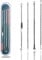 4PCS Blackhead removal tool kit. Four-piece with storage box for nose facial care silver