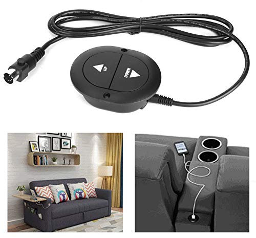 Sofa Controller, Elektrischer Liegestuhl Sofa 2 Taste 5 Pin Handschalter Fernbedienung für Liegestuhl Haushaltsgerät