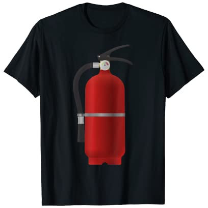 Feuerlöscher-Shirt Handheld Notfall Brandschutz T-Shirt