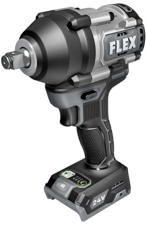 FLEX 24V Brushless Cordless 1/2-Inch 750 Ft-Lbs Mid-Torque Impact Wrench Tool Only, Battery and Charger Not Included - FX1451-Z
