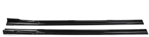 Car Body Side Rock Auto Seitenschweller Für SEAT Für Leon FR 5F MK1 MK2 MK3 MK3.5 MK4 MK5 Für Ibiza 6J 6L Rocker Splitter Diffusor Winglet Flügel Auto Seitenrock Splitter(Glossy Black)