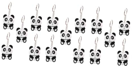 DIYEAH Panda SchlüSselanhäNger 30 StüCk Cartoon-SchlüSselkette | Als TaschenanhäNger Und SchlüSseldekoration Kawaii Panda ZubehöR FüR RucksäCke Kleine Souvenirs Und Geschenke