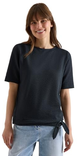 Damen T-Shirt in Seersucker-Qualität