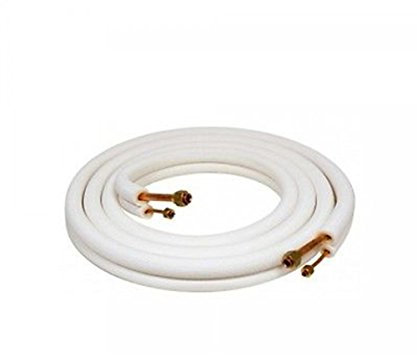 REPORSHOP - Tubo Aire Acondicionado De Doble Aislado 3 MTS con AbocardadoTuerca 1/4-3/8