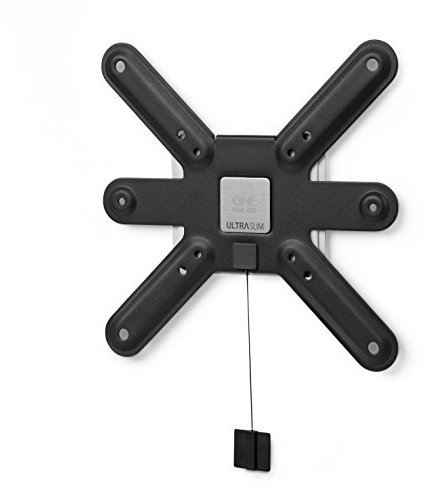 One For All - WM6211, Soporte de pared para TV de 13 a 42”, fijo, peso máx. 40kg, para todo tipo de TVs (LED, LCD y plasma), negro