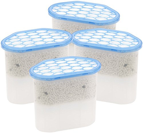 Sichler Haushaltsgeräte Luftentfeuchter Auto: 4er-Set Raumentfeuchter für kleine Räume, je 360 g, 800 ml (Luftentfeuchter Kleiner Raum, Luftentfeuchter-Kanister, Trockner)