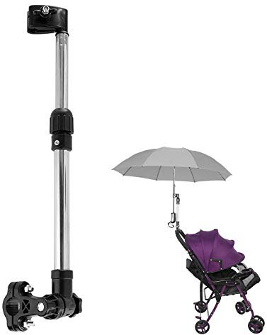 Verstellbarer Einziehbarer Regenschirmhalter Robuster Universal Schirmständer Für Fahrrad Kinderwagen Rollstuhl Golfwagen Universelle Befestigung Outdoor Nutzung Regenschutz Bei Regenwetter Eltern