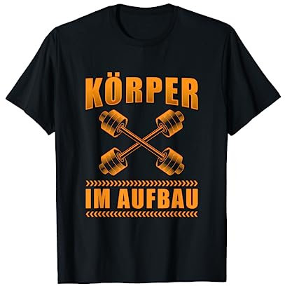 Gym Body Builder Motivation Fitness Sport Geschenk Lustig Bodybuilding Spruch Kraftsport Gym Muskelkater T-Shirt für Herren Schwarz S