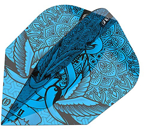 Target Ink Pro Ultra Dart Flight - Dartflights Design 2020 Nr. 6 Blau