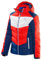 Black Crevice Damen Skijacke, rot/blau/weiß, 36