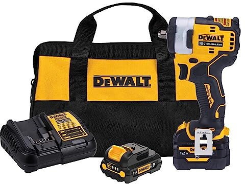 DEWALT DCF903GJ1G1 XTREME 12V MAX* Brushless 3/8 in. Cordless Impact Wrench Kit