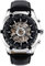 RORIOS Montre Squelette Homme Automatique Mécanique Avec Bracelet en Cuir Lumineuse Pour Hommes