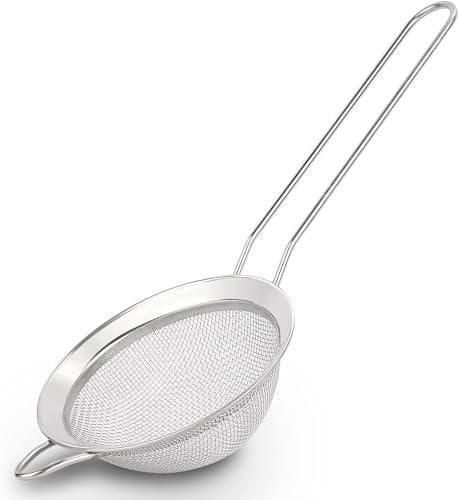 Stoto Pasta Strainer, Pot Strainer Clip on Silicone – Adjustable Clip on Strainer for Pots, Strainers and Colanders, Silicone Strainer, Food Strainer, Pasta Drainer, Colander (Black) By